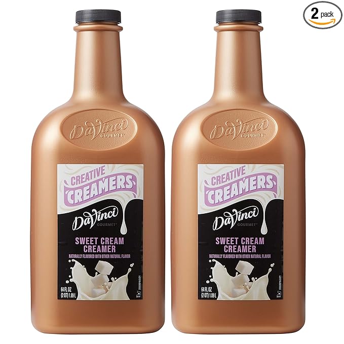 DaVinci Gourmet Sweet Cream Coffee Creamer 64 Fluid Ounce (Pack of 2)