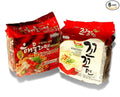 Spicy Ramen Bundle (Paldo Kokomen Spicy Chicken Flavor Kokomyun 120g x 5 Packs + Paldo Noodle Soup Spicy Seafood Flavor 120g x 5 Packs)