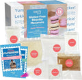 BāKIT Box Gluten-Free Macaron Baking Kit for Kids – Make Rosette French Macarons with Chocolate Buttercream – DIY Gluten-Free Dessert Kit with Pre-Measured Ingredients – STEM Activity for Girls &amp