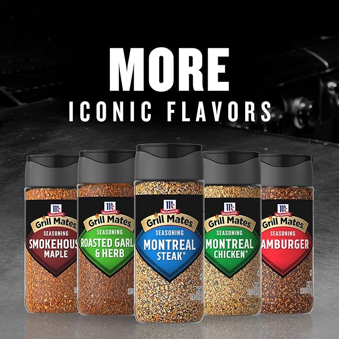 McCormick Grill Mates Montreal Steak Seasoning 7 lb - One 7 Pound Container Montreal Steak Rub Seasoning Ideal for Steaks Ribs Burgers and Vegetables for a Zesty Flavor