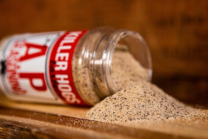 Killer Hogs AP Seasoning Championship BBQ and Grill All Purpose Dry Rub for Beef Steak Burgers Pork and Chicken Salt Pepper Garlic 5 lb Bag