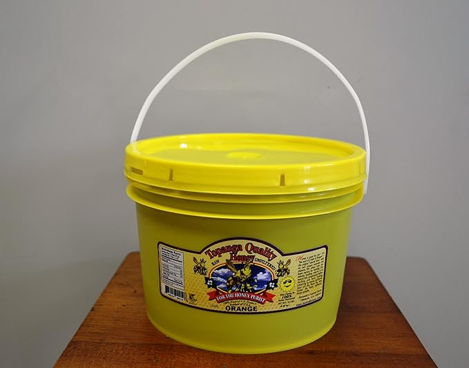 1 Gal (12lbs) Topanga Quality Honey (Orange Floral Source) Raw Unfiltered Unpasturized All Natural Kosher