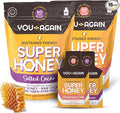 You Again Super Honey Clean Energy Gel Variety Himalayan Salt &amp Salted Cacao | Electrolyte Replenishment Running Fuel | Endurance Workouts &amp Cycling Gel | Paleo &amp Carnivore Snack | USA Ma