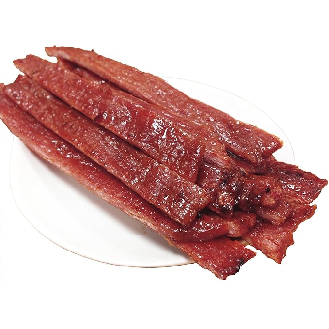 Singapore Street Food Fire-Grilled Beef Jerky (Sweet Spicy Flavor 8oz) *Fresh Grilled to Order *Shipped the Same Day *L.A. Times Handmade Gift Winner