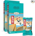 CLIF BARS - Energy Bars - Cool Mint Chocolate - With Caffeine - Made with Organic Oats - Plant Based Food - Vegetarian - Kosher (2.4 Ounce Protein Bars 24 Count) Packaging May Vary