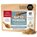 sonomono Japanese Natto Mild Flavor Fermented Soybean Powder. Traditional superfood Freeze-Dried Non-GMO Vegan. Natural Source of Probiotics Prebiotics Vitamin K. Made in Japan 60 g