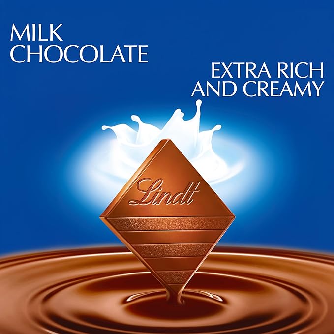Lindt EXCELLENCE Extra Creamy Milk Chocolate Bar Milk Chocolate Candy 3.5 oz. (12 Pack)