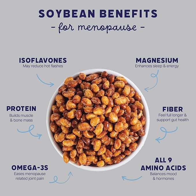 Standing Tall Roasted Soybean – Salt &amp Pepper – 12g protein 2g fiber 0g sugar Plant-Based Vegan Snack Gluten-Free Non-GMO 3 Count Variety Pack 5oz Each (Salt &amp Pepper)