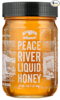 Peace River Liquid Honey Kosher Gluten Free 16 Ounce (Pack of 6)