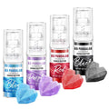 Edible Glitter Spray – Pandalab Food Grade Drink Shimmer Powder Luster Dust Spray for Cocktails Cakes Cupcakes Chocolate &amp Baking Blue Red Black Purple 5g / Bottle