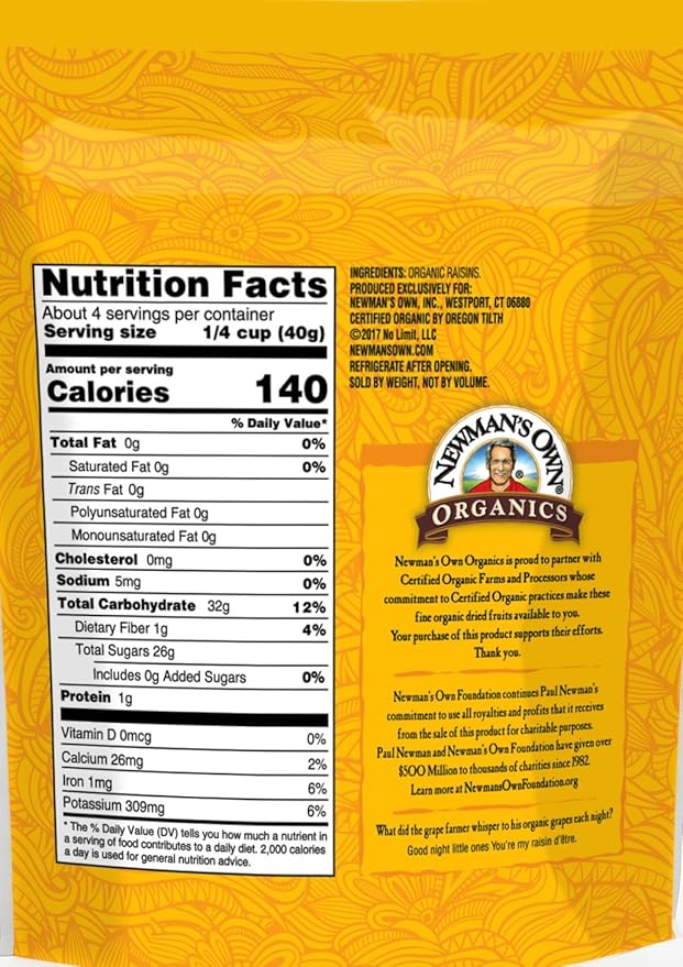Newman's Own Organics Dried Fruit
