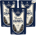 Thanks Danks - The Original - Small Batch Grass-Fed Steak Jerky - Sugar Free Gluten Free Nitrate Free - Guilt-Free Protein Snack - 57g (3 Pack)