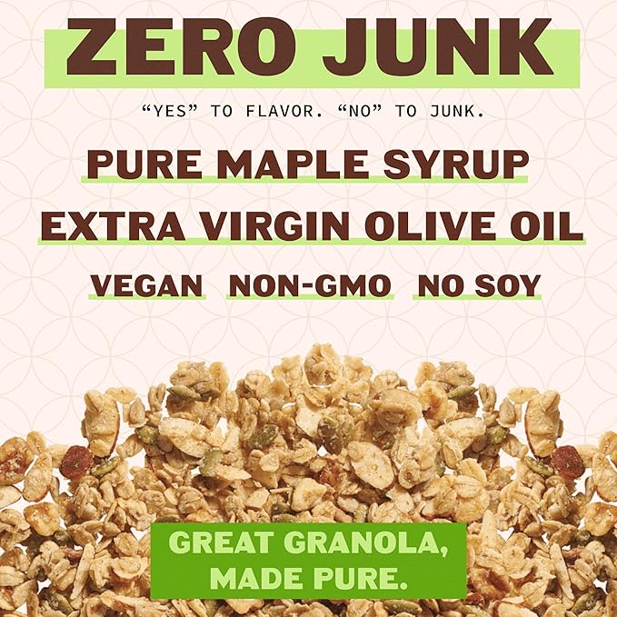 Hudson Henry Pistachio Almond Granola for Yogurt Snacking &amp Cereal | Gluten Free with Nuts and Seeds | Cashew Granola Non-GMO Small Batch Baked | 3 x 12 oz Bags