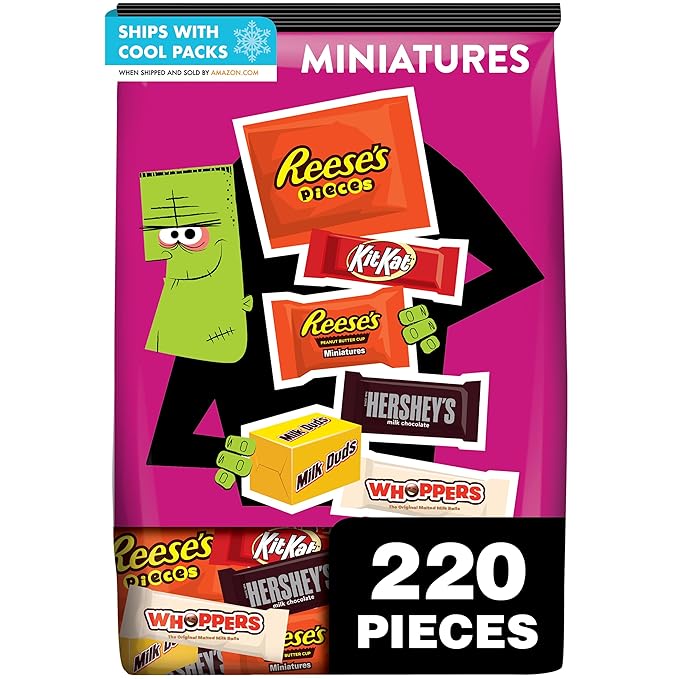 HERSHEY'S Assorted Milk Chocolate 70.31 oz (220 Count)