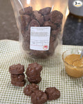 Kauffman Orchards Milk Chocolate Covered Peanut Clusters Bulk 1.5 Lb Bag (Pack of 3)