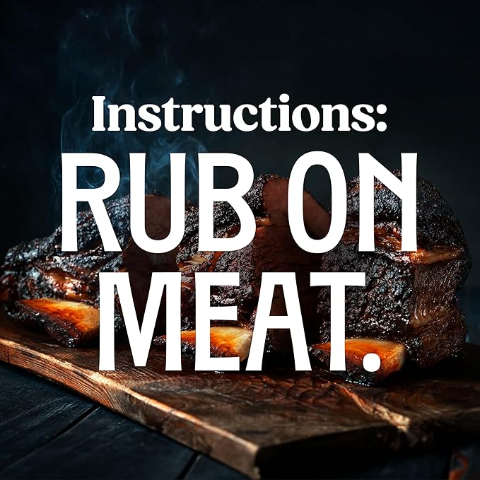 Rufus Teague BBQ Seasoning Gift Set Big Box O' Rub BBQ Dry Rub for Smoking and Grilling Meat 5 Flavor Spice Set Gifts for Men Who Like Grilling