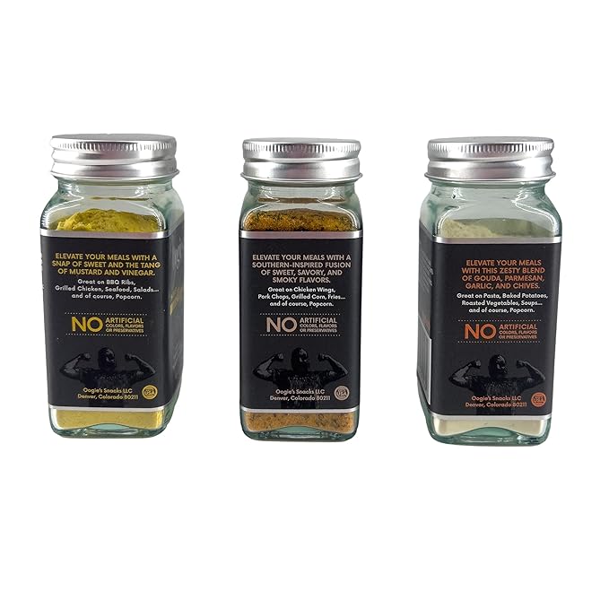 Oogie's Gourmet Seasoning | 3 Pack | Variety Flavor Pack