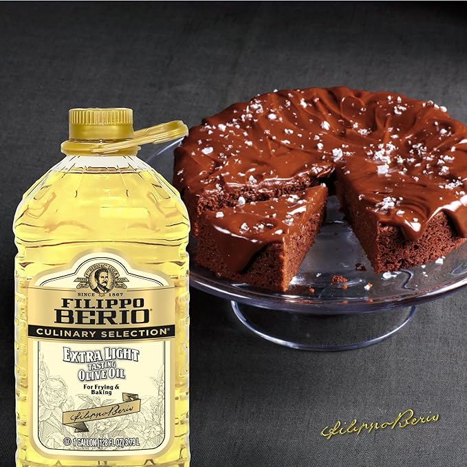 Filippo Berio EXTRA LIGHT Olive Oil 1 Gallon – For Baking and Frying