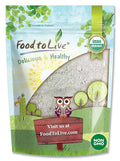 Food to Live Organic Pumpkin Seeds Protein Powder 2 Pounds - 60% Protein Non-GMO Non-Irradiated Pure Flour Kosher Vegan Superfood Bulk for Baking Drinks and Smoothies