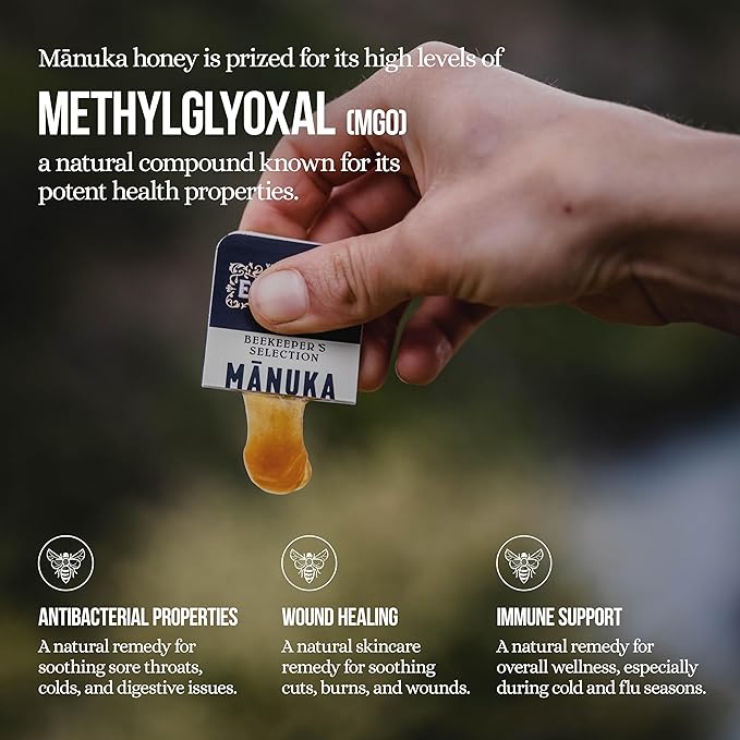 Manuka Emporium Wellness Snap Pack Duo | MGO 263+ 72-Count + MGO 829+ 24-Count | Raw Single-Serve Manuka Honey | Certified Monofloral New Zealand Honey for Daily Use &amp Advanced Vitality Support
