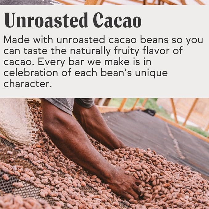 Raaka Dark Chocolate Gift Box | 60% Cacao Dark Chocolate | Organic Vegan Gluten Free | Box of 30 Individually Wrapped Chocolates