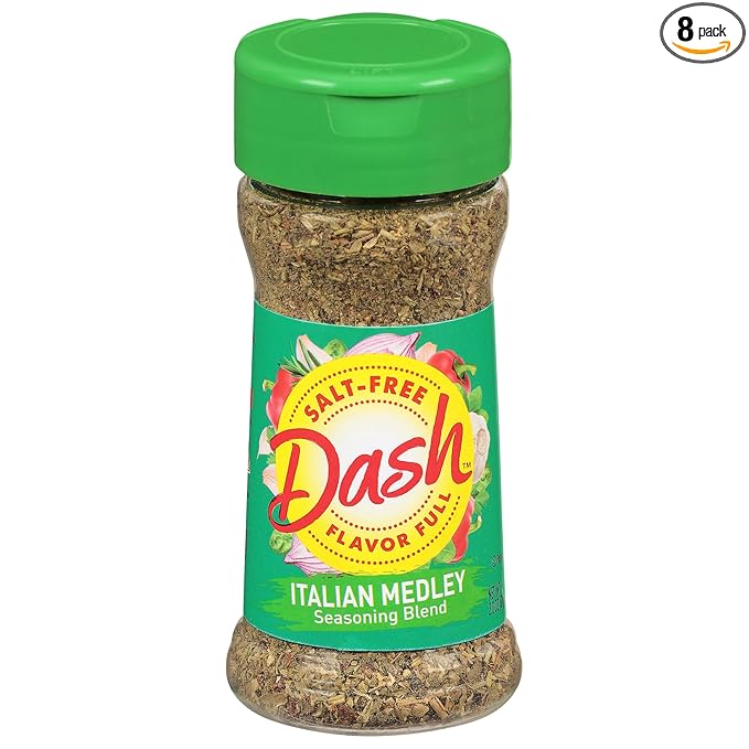 Dash Salt-Free Seasoning Blend Italian Medley 2 Ounce (Pack of 8)