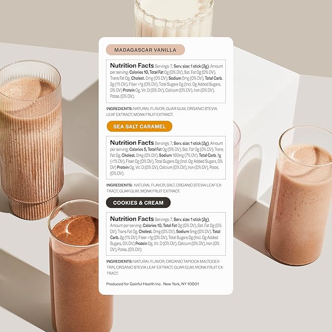 Gainful Everyday Plant Protein Powder &amp Sweet Treat Flavor Bundle 23g Plant Protein Supports Strength Recovery and Balanced Nutrition Vegan Gut Friendly 14 Servings + 14 Flavor Sticks