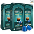 Coffeeza Espresso Coffee Pods Hazelnut Compatible with Nespresso Original Line Espresso Machines Medium Roast Intensity – 7 Arabica Aluminium Coffee Capsules 3 Pack - 30 Single Serve Pods