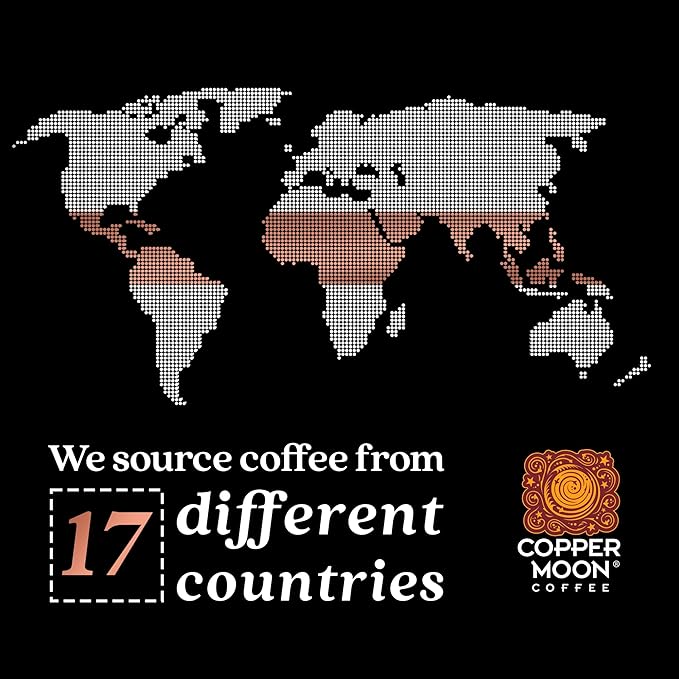Copper Moon Ground Coffee Bean Me Up Blend Light Roast 3 Bags (12 oz. each)