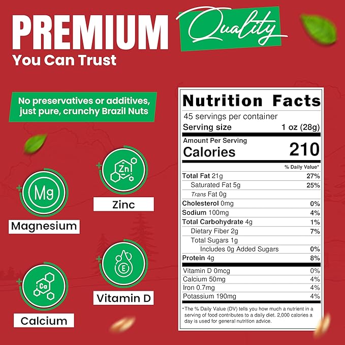 We Got Nuts Whole Brazil Nuts - 3 Pounds Shelled Raw Natural No Preservatives Added Non-GMO NO PPO 100% Natural