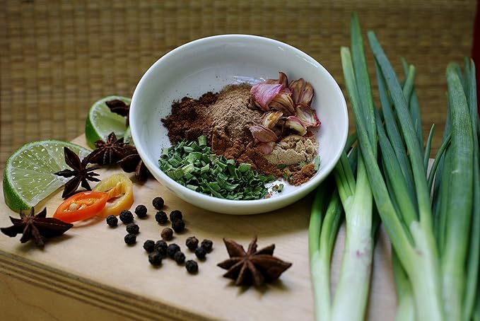 Star Anise Foods - Vietnamese BBQ Smoky Garlic Spice Rub Contains No MSG and Gluten Free - (Pack of 10 packets of 1 oz each)