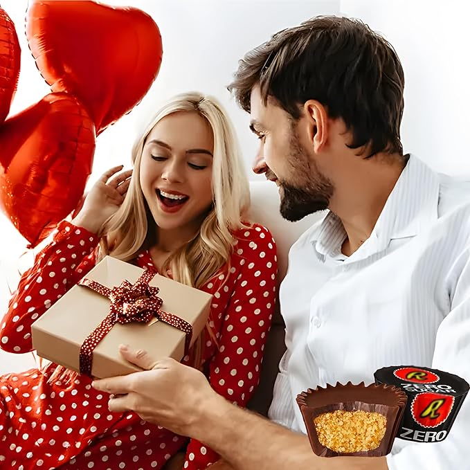 Zero Sugar ReeseDark Chocolate Peanut Butter Cups 2 Lb Sugar Free Individually Wrapped Peanut Butter Cups Treat Bulk Sugar Free Candy Keto Friendly Gluten Free Appx 130 Pieces