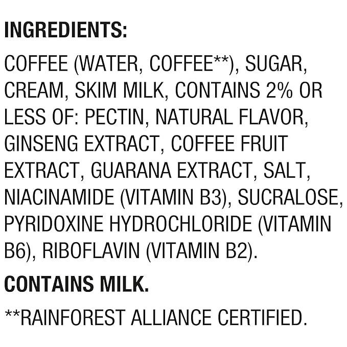 SToK Cold Brew Energy Vanilla Cream Energy Coffee Beverage with 195mg Caffeine to Help Support Focus Canned Coffee with B-Vitamins Guarana and Ginseng11 fl oz 12pk