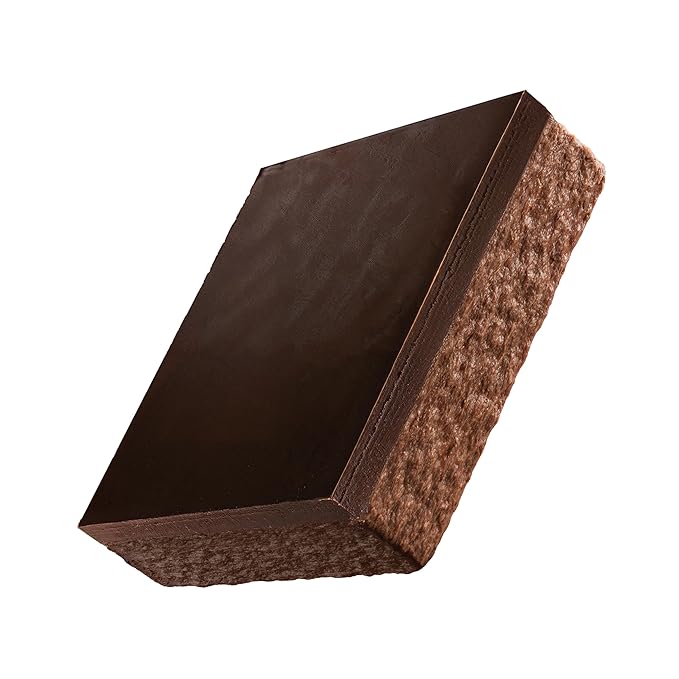 Mid-Day Squares Brownie Batter Protein Chocolate Bars 1.16 Oz each 4 Packs (48 Squares) | Made with Real Chocolate 6g Plant Protein 4g Fiber Gluten Free Plant-Based