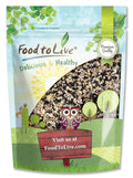 Food to Live - Everything Bagel Seasoning Mix 2 Pounds – A Blend of White and Black Sesame Seeds Minced Garlic Onion and Himalayan Pink Salt Flakes. Great as a Topping and Baking Ingredient