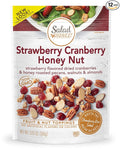 Salad Pizazz! Dried Strawberry Flavored Cranberries &amp Honey Roasted Pecans Walnuts &amp Almonds Salad Topper - 3.75 Ounce (Pack of 12)