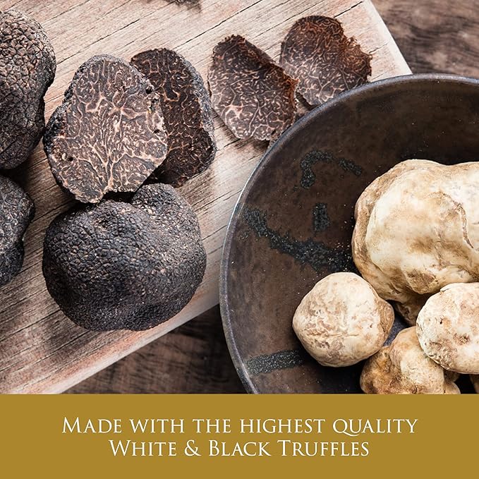 TruffleHunter - English Black &amp White Truffle Oil Set - 3.38 Oz x 3