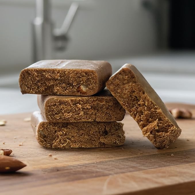 Julian Bakery Egg White Protein Bar—Almond Butter | 12 bars per caddie | 20g Protein | 17g Fiber