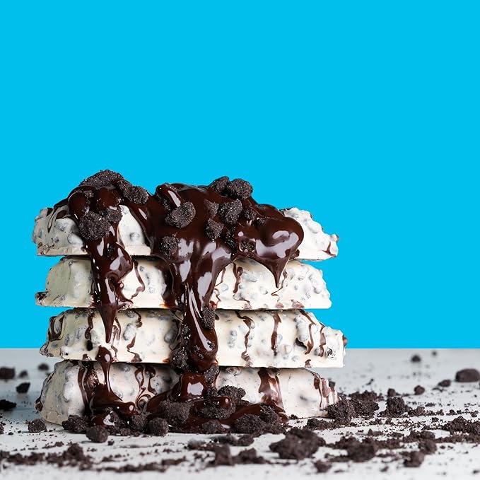FITCRUNCH Snack Size Protein Bars World’s Only 6-Layer Baked Bar Just 3g of Sugar &amp Soft Cake Core (9 Count Milk &amp Cookies)