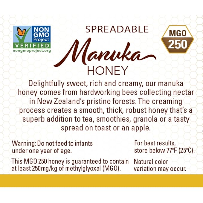 NOW Foods Manuka Honey Sweet Rich And Robust Flavor With A Creamy Texture 8.8-Ounce