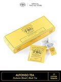 TWG Tea | Alfonso Tea | Black Tea | Mango Pieces | 15 Hand Sewn Cotton Teabags | Gift Set