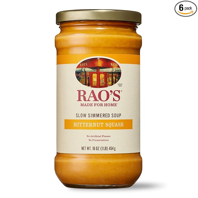 Rao's Homemade Butternut Squash Soup 16oz Pack of 6