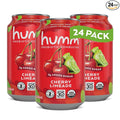 Humm Whole30 Approved Kombucha Cherry Limeade Organic Vegan &amp GMO Free (24 Pack)