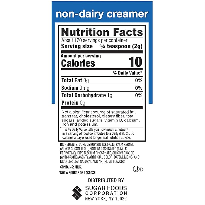 N'Joy Non Dairy 12 Coffee Creamer 72 Ounce (Pack of 6)