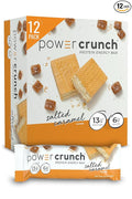 Power Crunch Protein Wafer Bars High Protein Snacks with Delicious Taste Salted Caramel 1.4 Ounce (12 Count)