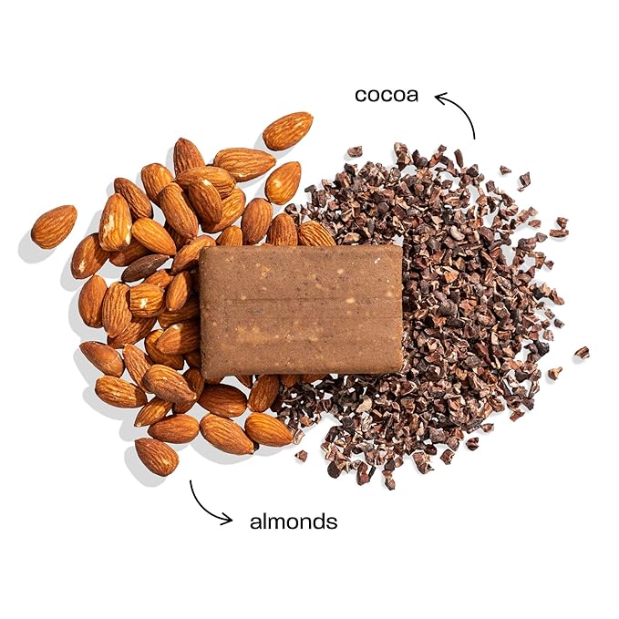 smul Plant Based Protein Bar – Cocoa Almond – 13g Protein Only 3g Sugar Gluten Free Non-GMO Vegan Dairy Free – High Fiber Snack to Satisfy and Sustain – 5 Pack