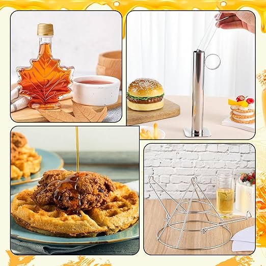 14 Pcs Maple Syrup Making Kit with Maple Syrup Hydrometer Kit and Filter Set Include Maple Syrup Hydrometer Test Cup Brush Filter Holder and 10 Pcs Filter Cloths for Maple Syrup Supplies