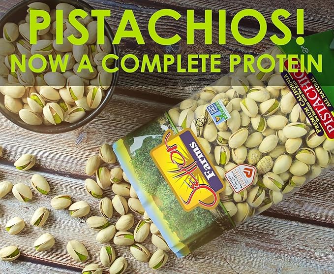 Setton Farms Premium Pistachios Dry Roasted with Sea Salt 48 Oz Bag (Pack of 2) Total 96 Oz. / 6 Lbs.