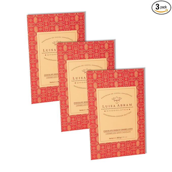 Luisa Abram Caramelized White Chocolate | 3 x 80g Bar