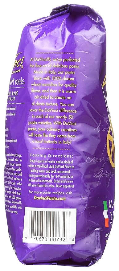 DaVinci Signature Wagon Wheels Pasta Kosher 16 Ounce (Pack of 10)